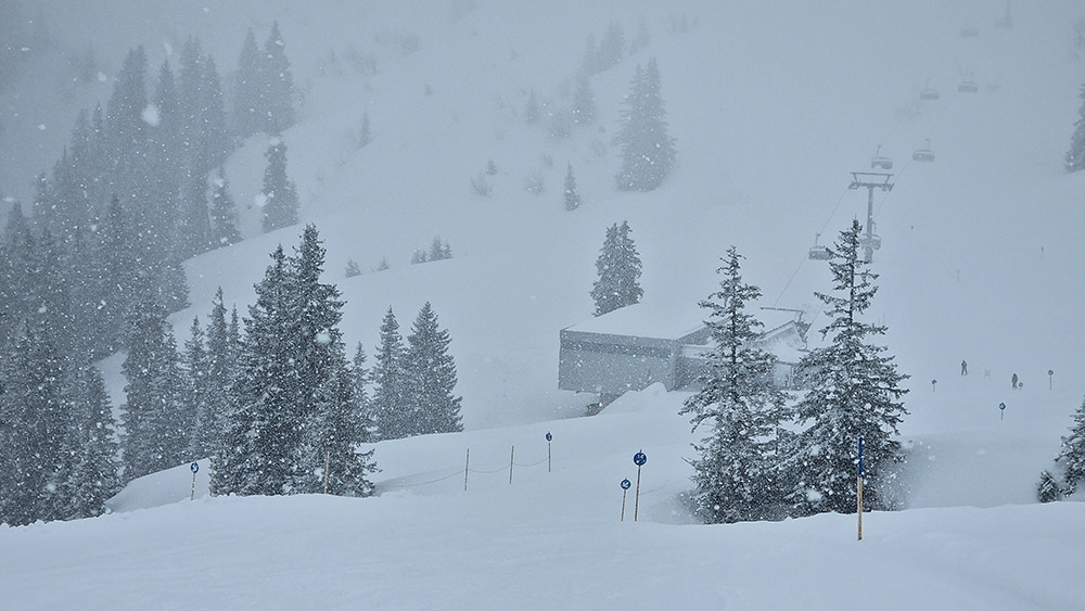 Sneeuwdag in Diedamskopf